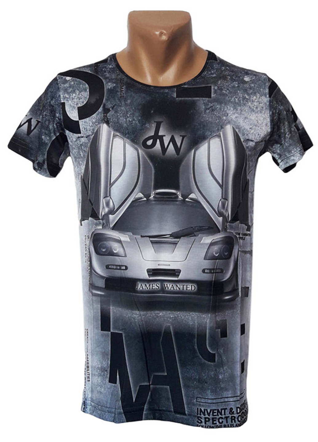 Черная трикотажная футболка с коротким рукавом MASTIFF