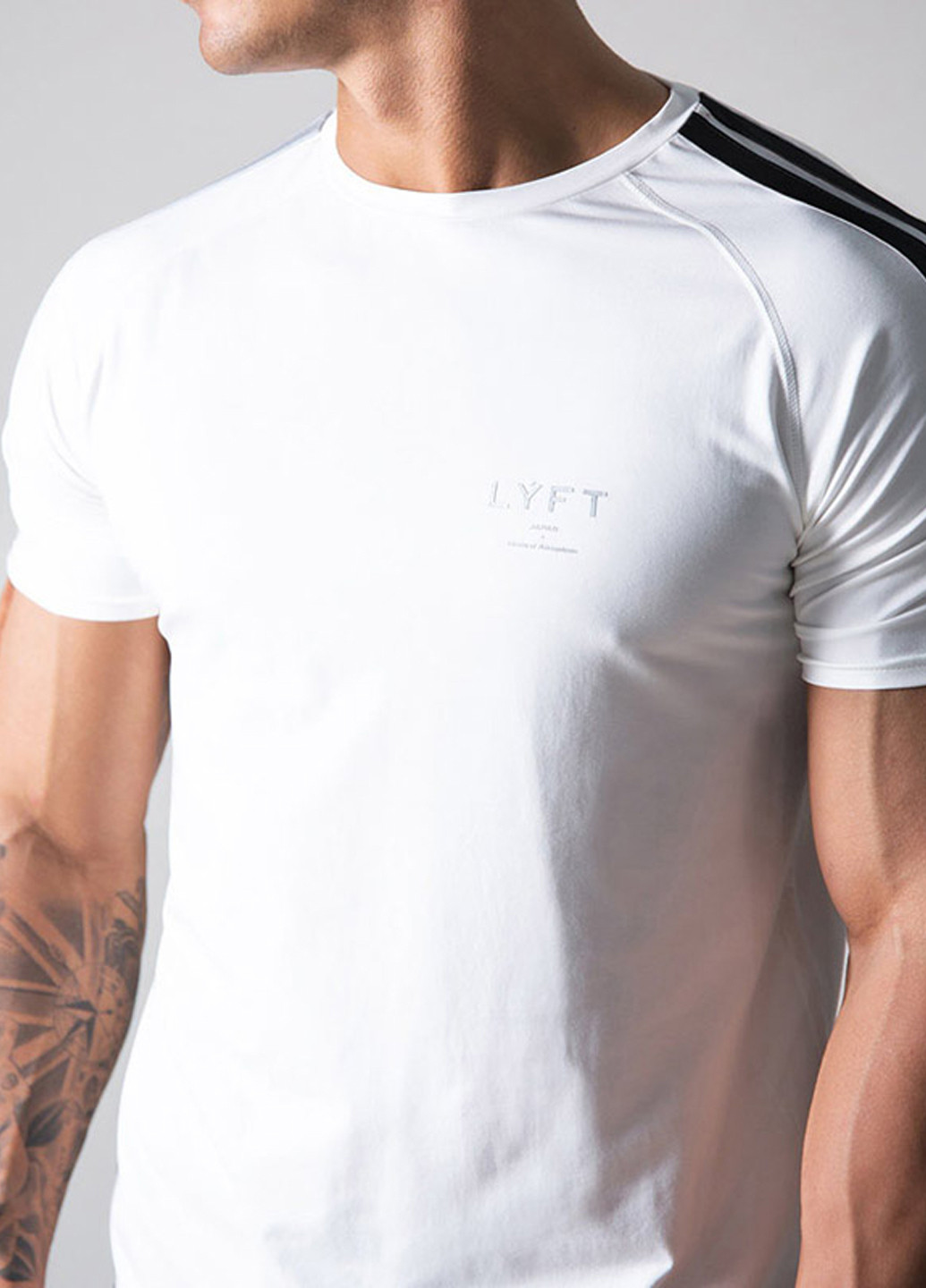 Біла футболка чоловіча з коротким рукавом Lyft