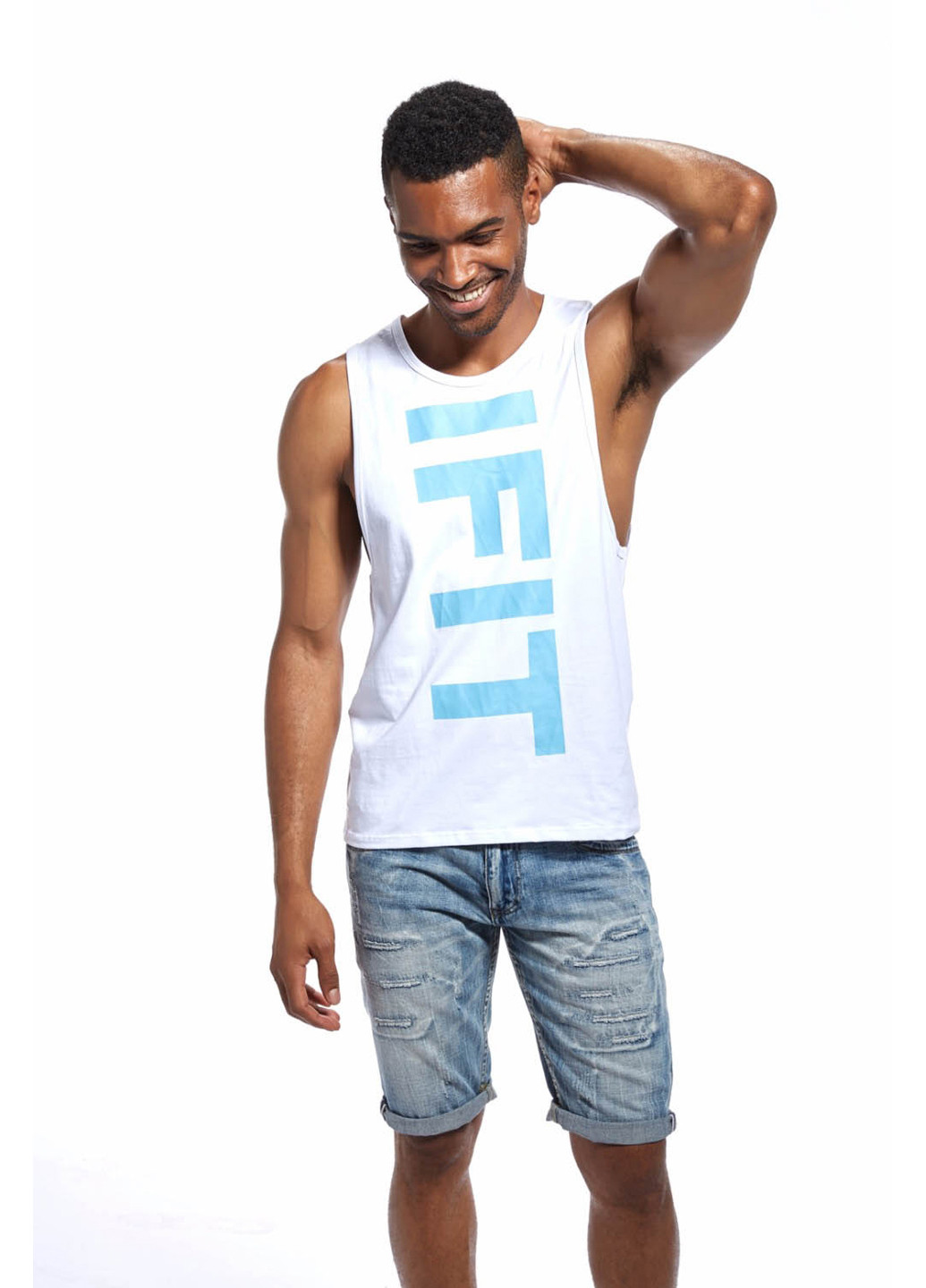 Мужская белая майка IFIT Eussieinq (260061995)