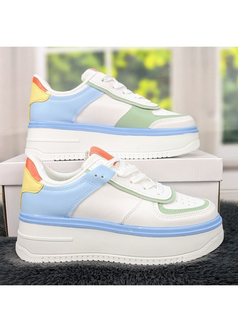 Кроссовки женские демисезонные эко-кожа Violeta белые демисезоны (260084304)