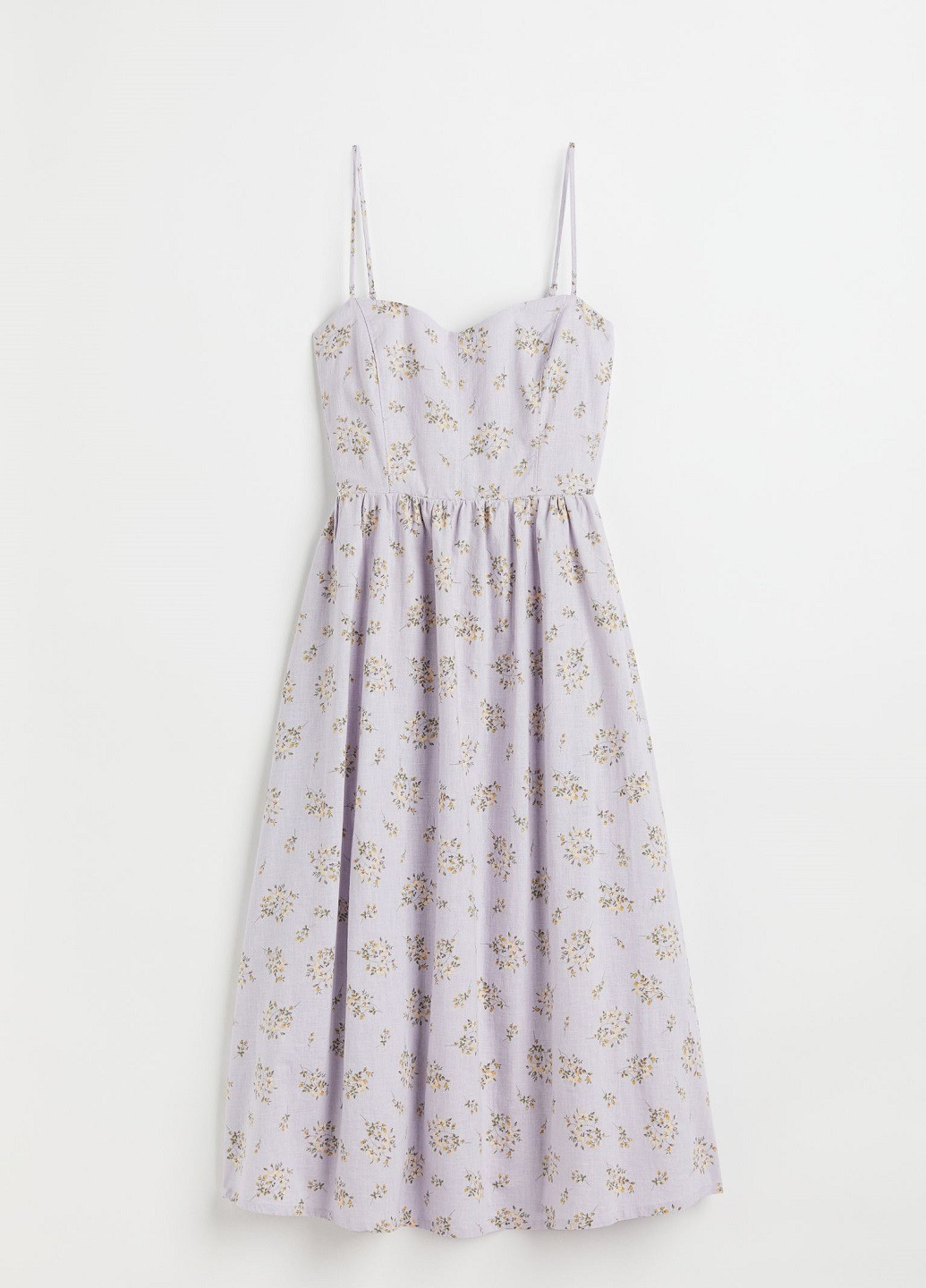 Бузкова кежуал сукня H&M з квітковим принтом