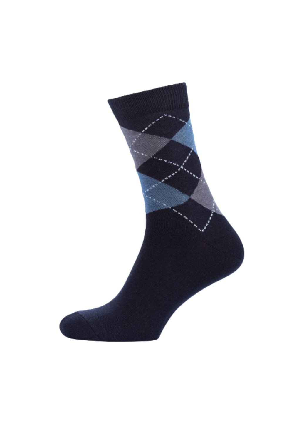 Синие rft шкарпетки чол.клас.вис./rt1311-067/ромби/39-42/синій. набір (3 шт.) MZ геометрические (260063147)