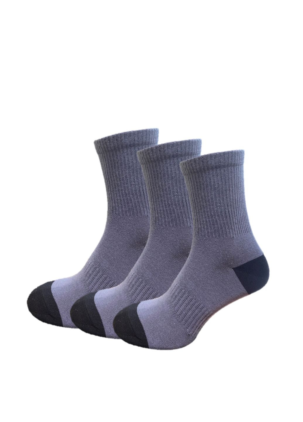 Сірі rft шкарпетки чол. вис./спорт/rt1321-009/39-42/сірий. набір (3 шт.) MZ (260063127)