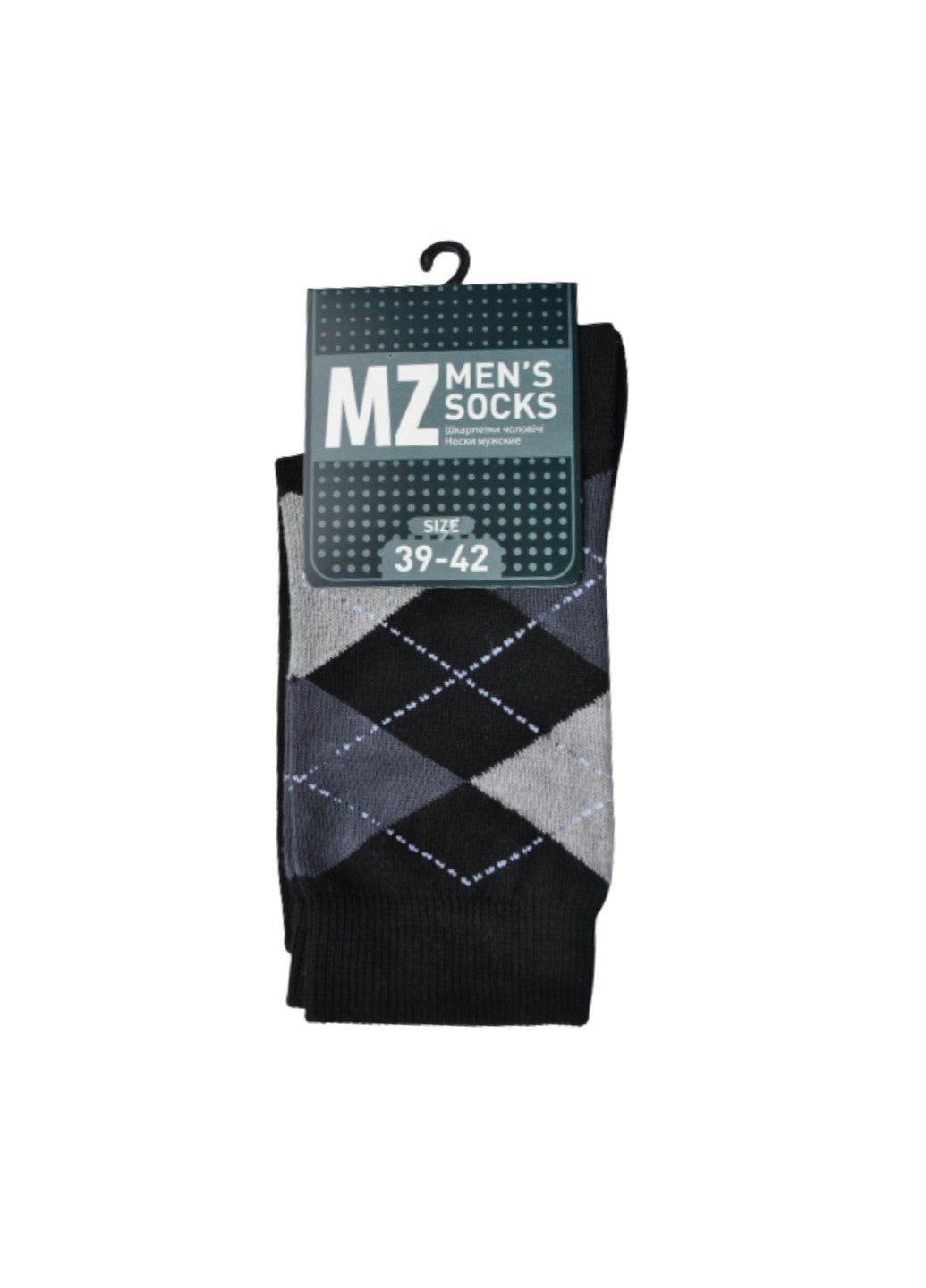 Чорні rft шкарпетки чол.клас.вис./rt1311-067/ромби/39-42/синій MZ (260063217)