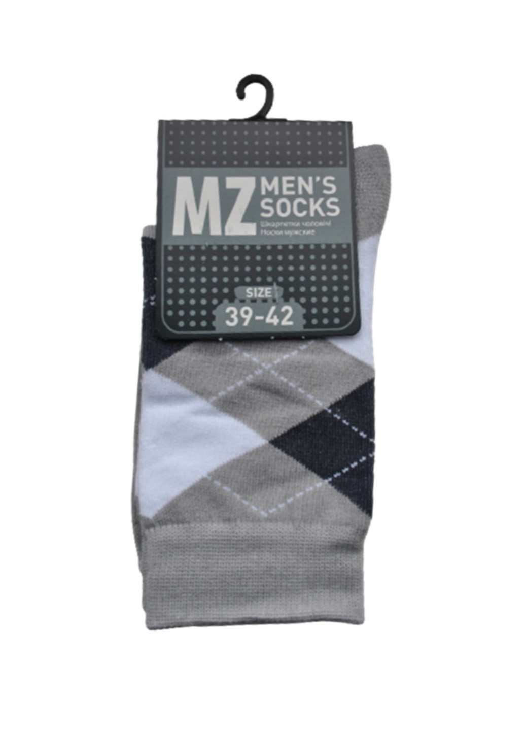 Сірі rft шкарпетки чол.клас.вис./rt1311-067/ромби/39-42/синій MZ (260063218)
