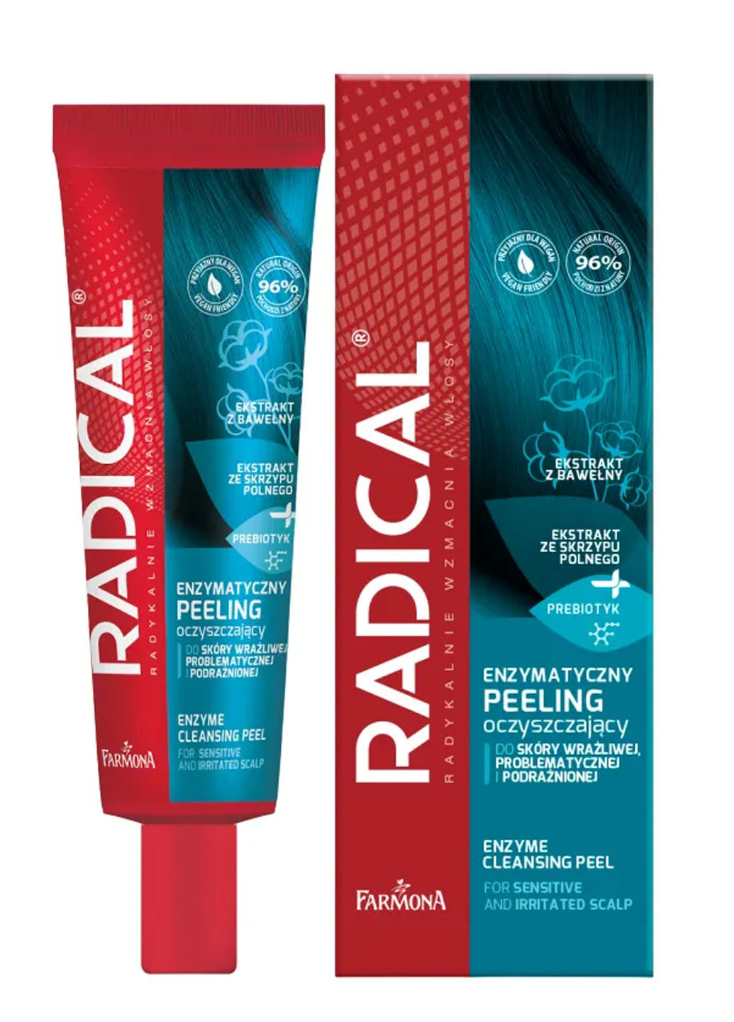 Пилинг Med очищающий для чувствительной и раздраженной кожи головы 75 мл Radical 5900117975657 (260072274)