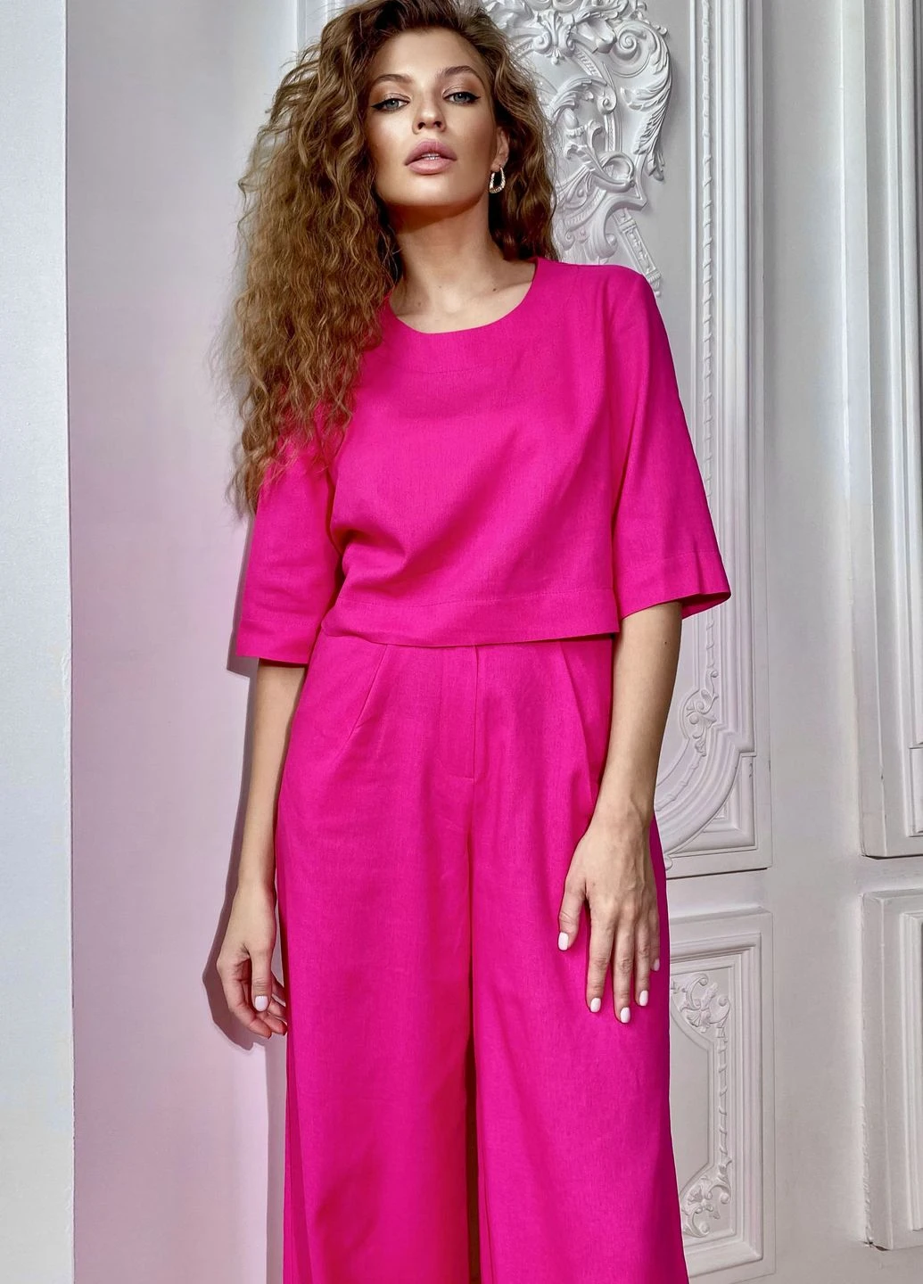 Летний костюм из льна Jadone Fashion Костюм з брюками (260072234)
