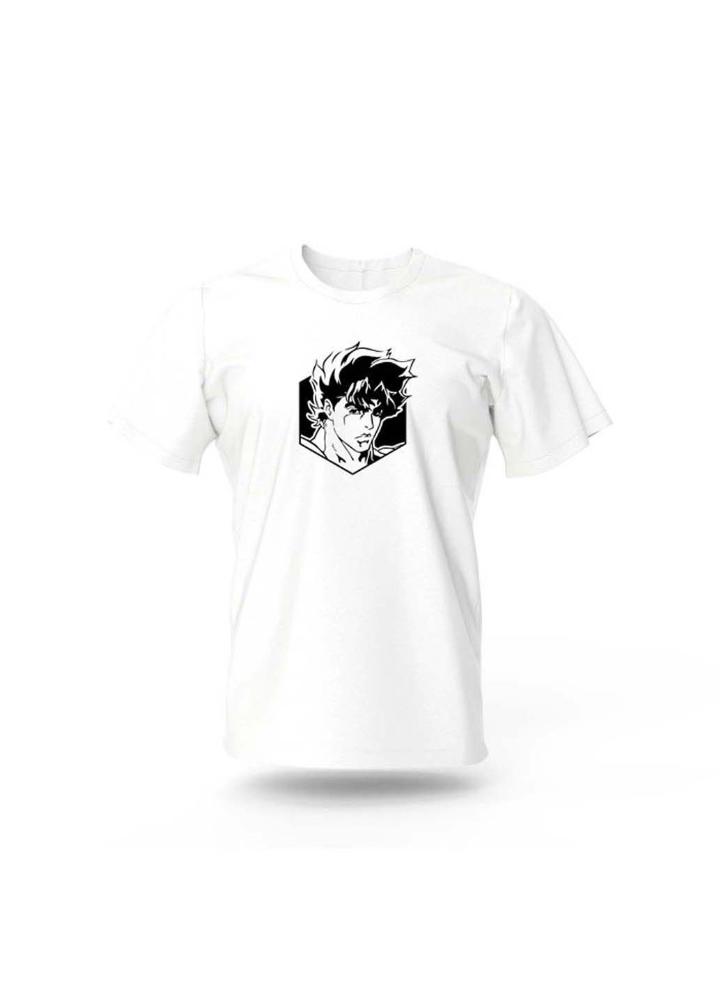 Біла демісезонна футболка джонатан джостар джоджо jojo Fruit of the Loom