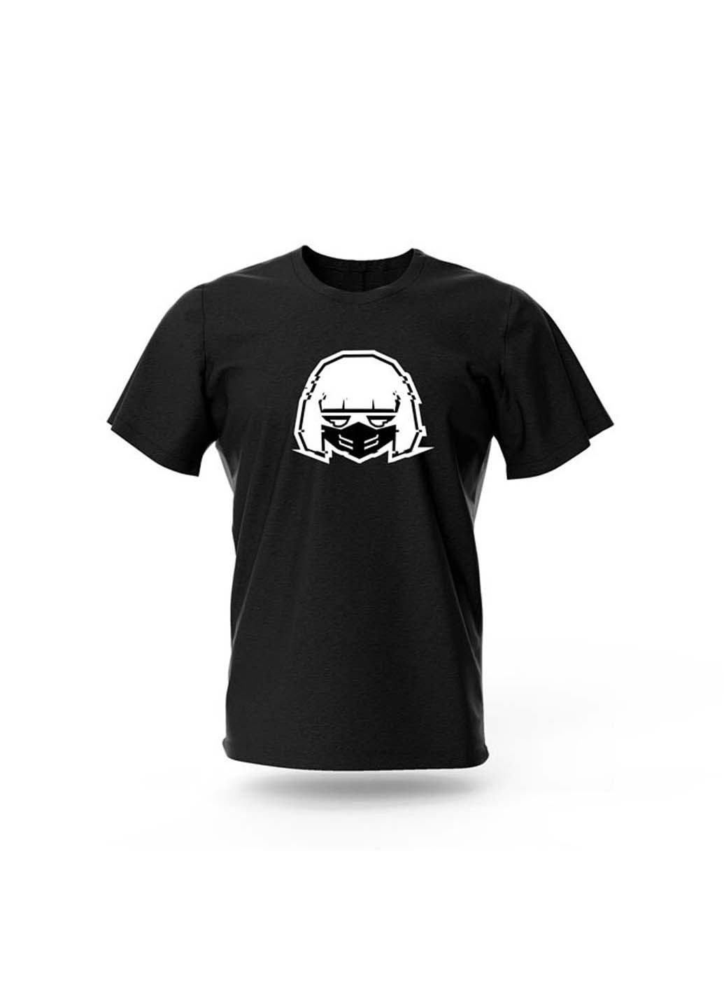 Чорна демісезонна футболка кіберпанк аніме series 1, що біжать по краю Fruit of the Loom