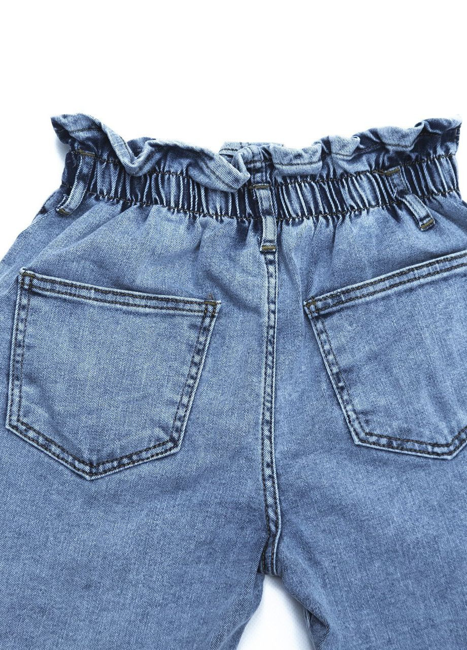 Шорты на резинке для девочки джинсовые голубые JEANSclub mom (260074165)