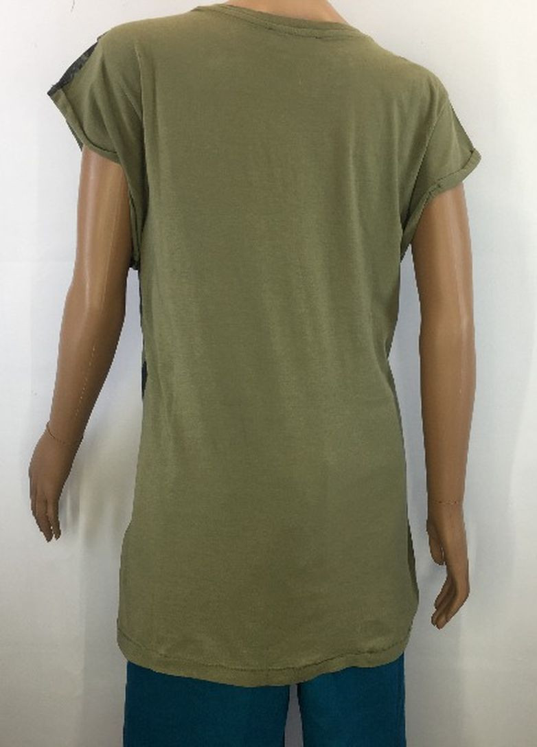 Хаки (оливковая) летняя футболка с коротким рукавом Diesel T-PORTULA-K T-SHIRT