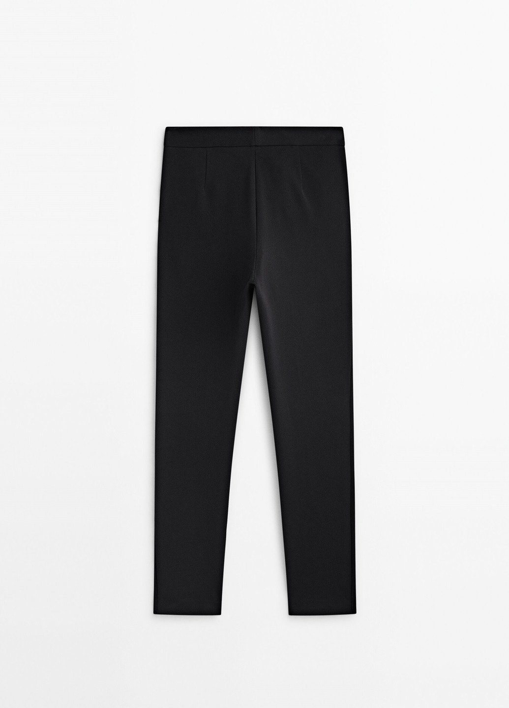 Черные повседневный демисезонные брюки Massimo Dutti