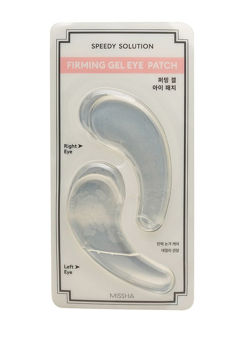 Гидрогелевые патчи для глаз Speedy Solution Firming Gel Eye Patch 2 шт MISSHA 8806185764421 (260086869)