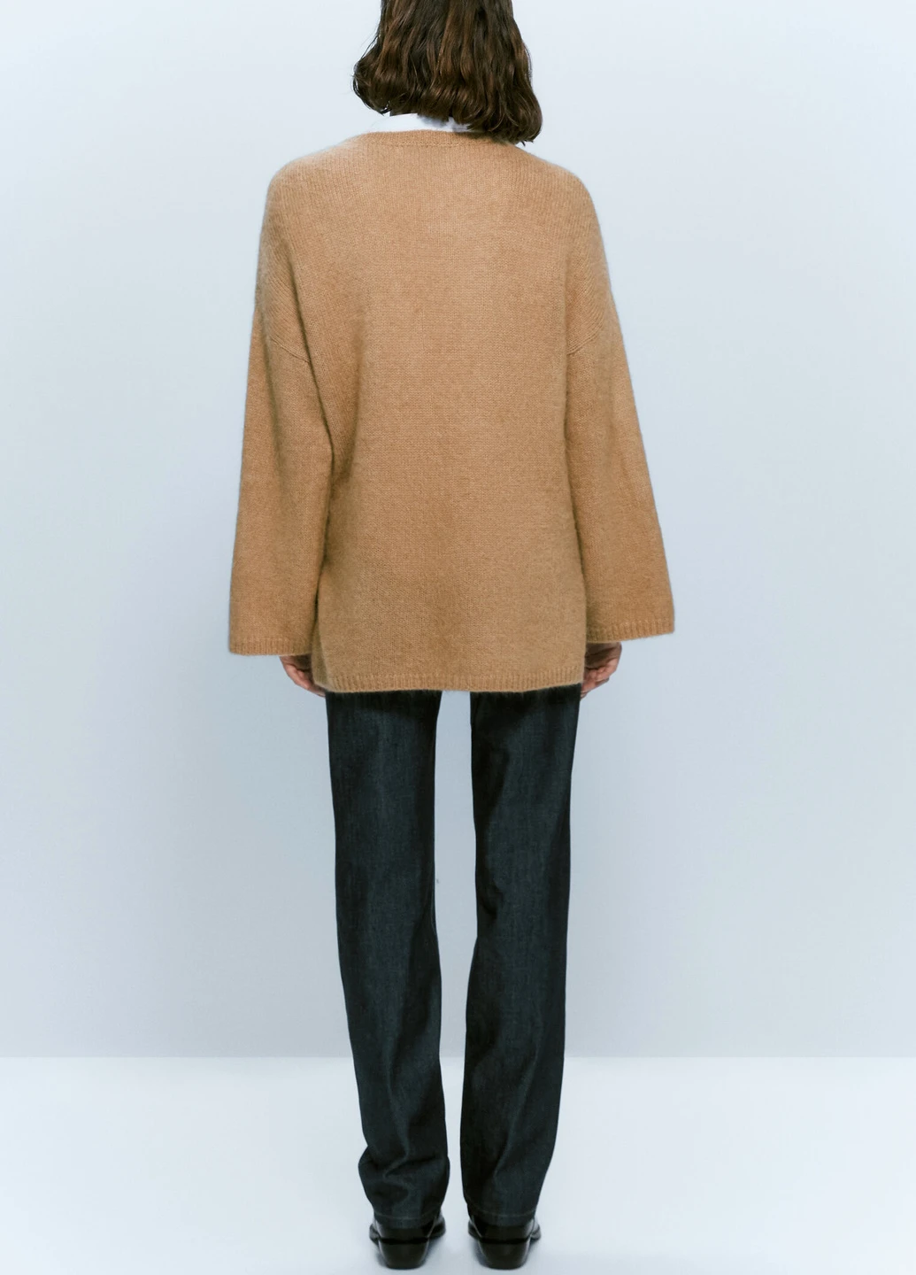 Бежевий демісезонний светр Massimo Dutti