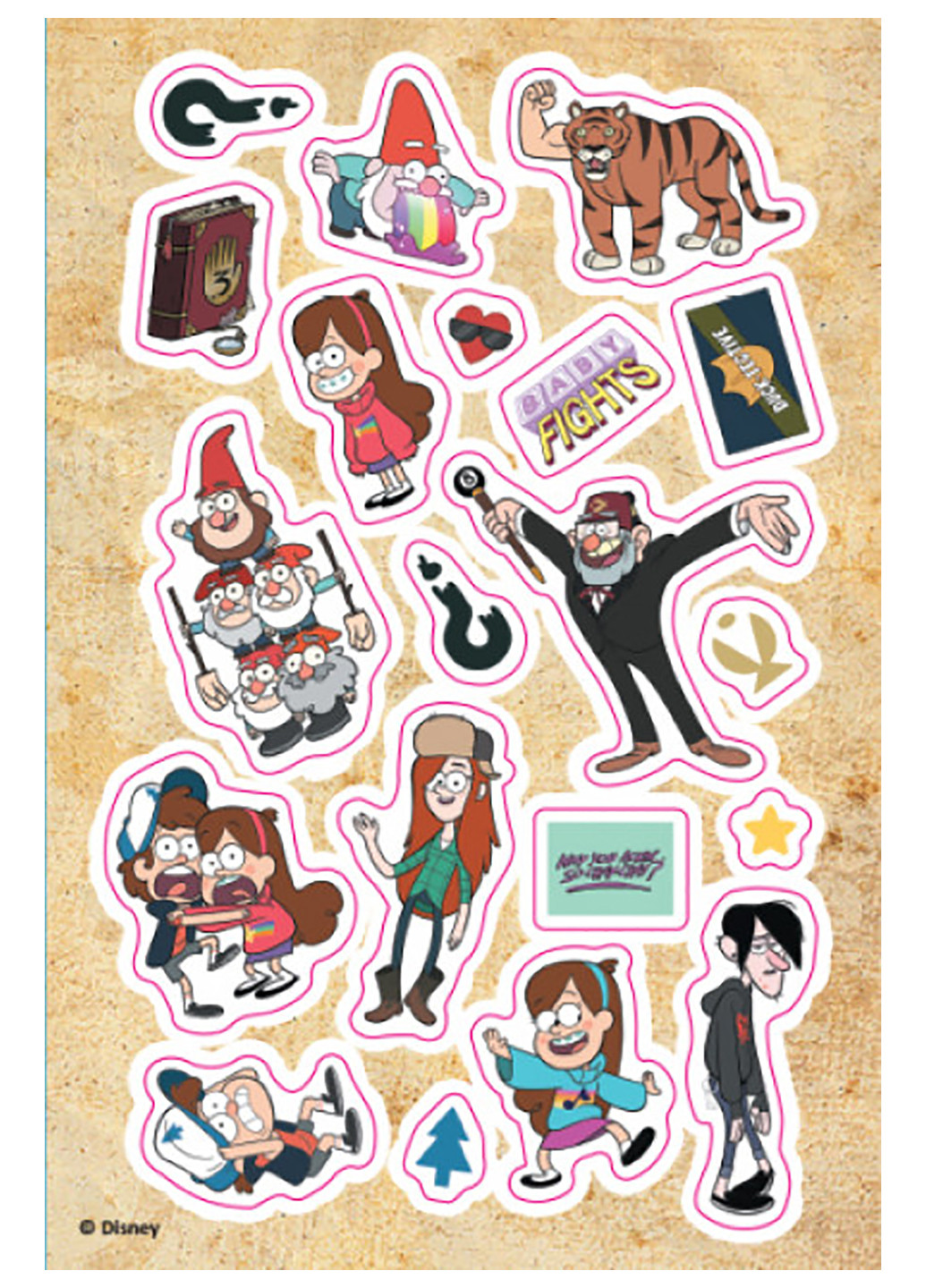 Дісней. Ґравіті Фолз. Кольорові пригоди з наліпками. Родина Пайнз. (У) РАНОК (260088602)