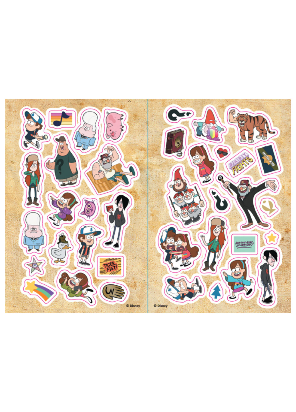 Дісней. Ґравіті Фолз. Кольорові пригоди з наліпками. Хижка Чудес. (У) РАНОК (260088611)