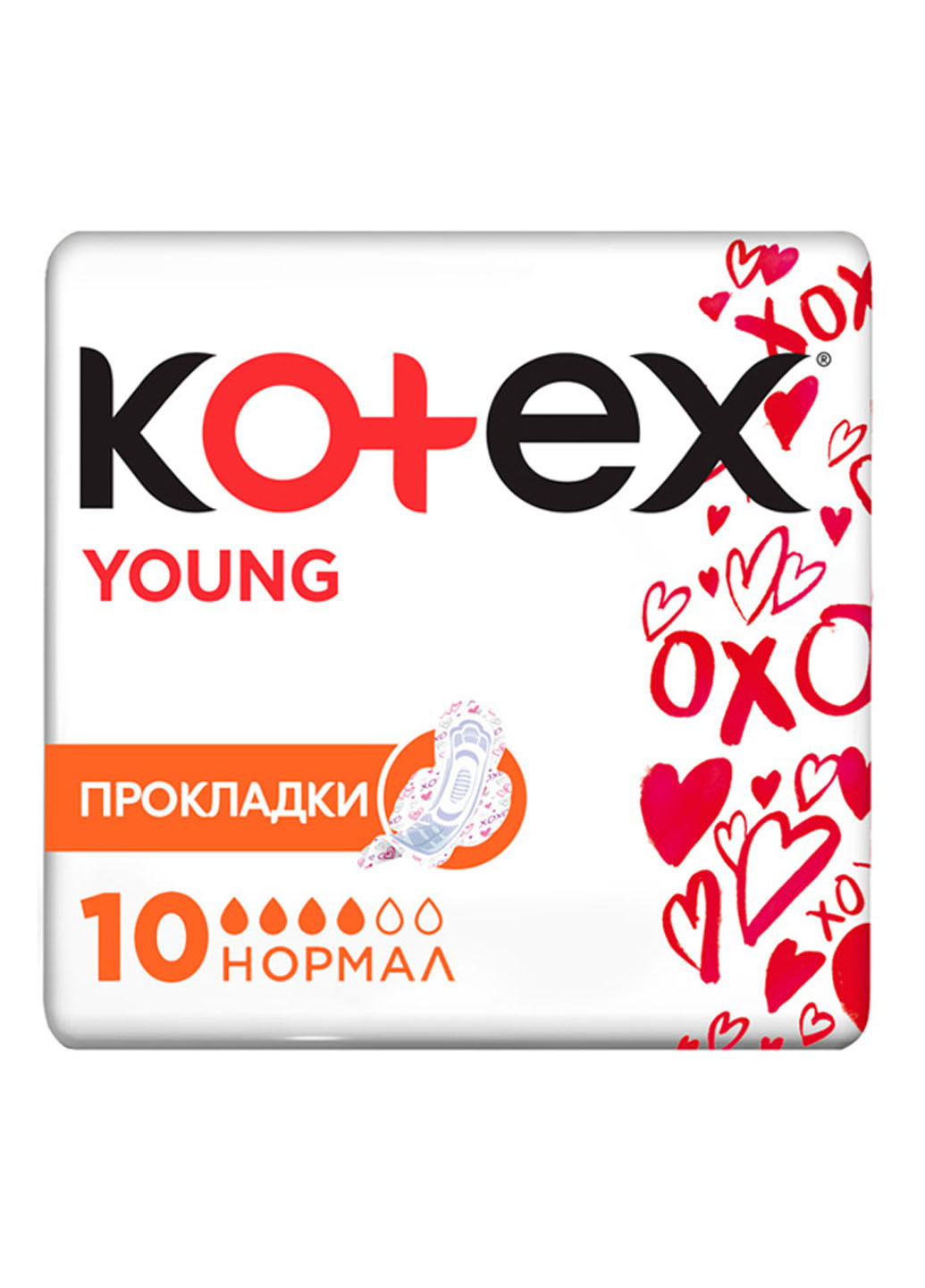 Гигиенические прокладки Young Normal 10 шт Kotex 5029053542881 (260089652)