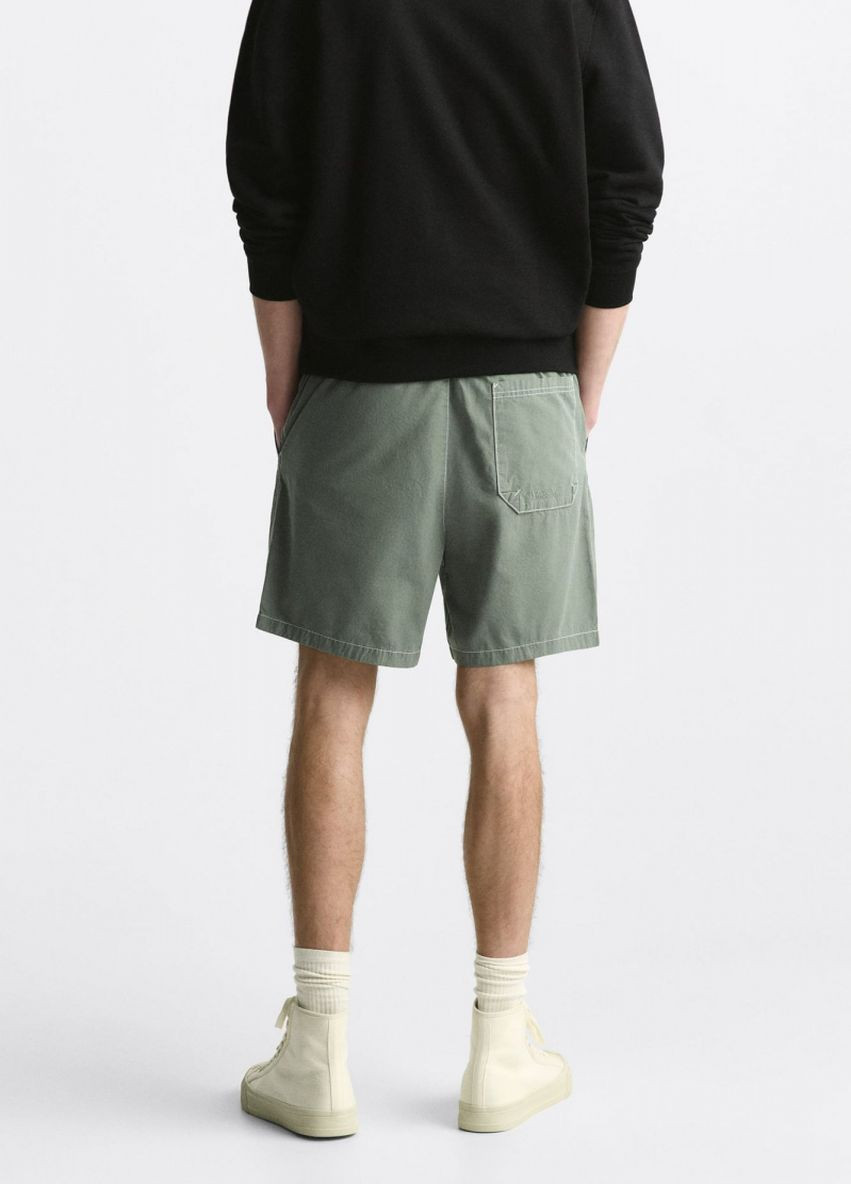 Шорти Zara плащівка 5520 300 KHAKI (260265510)