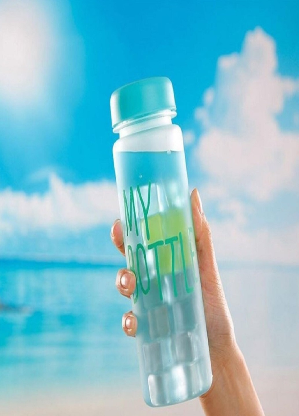 Универсальная современная компактная бутылочка с чехлом My Bottle 500мл Синяя VTech (260133877)