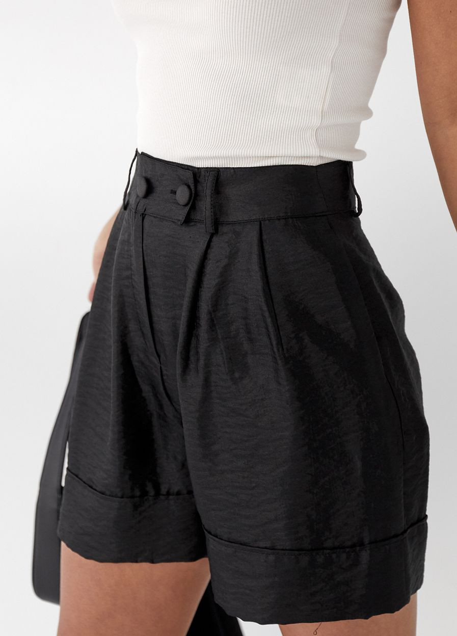 Шорти із глянсової тканини QUZU (260196771)