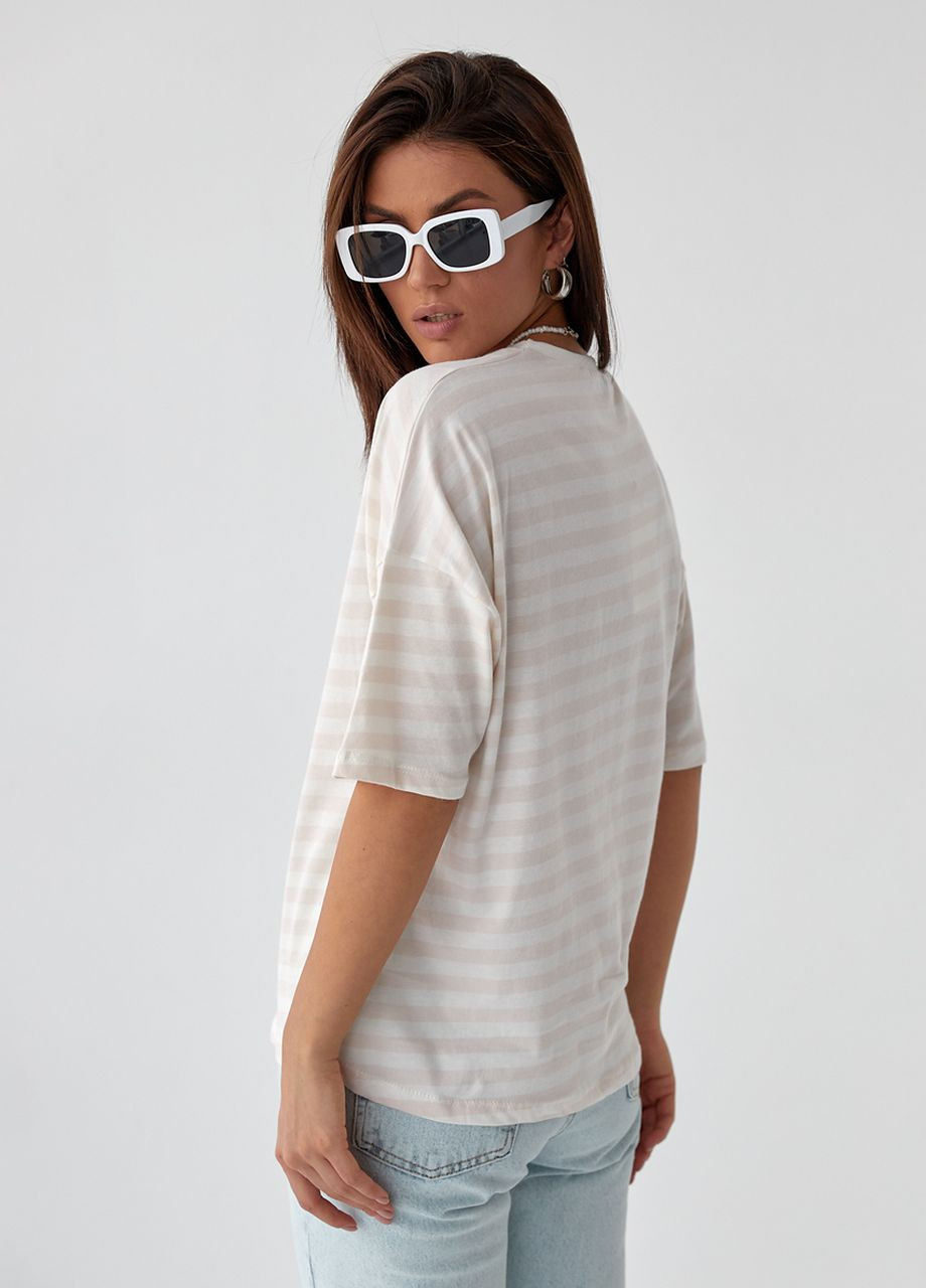 Жіноча смугаста футболка Enjoy - (260197815)