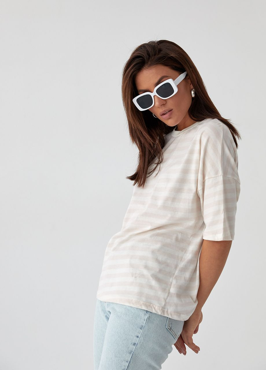 Жіноча смугаста футболка Enjoy - (260197815)