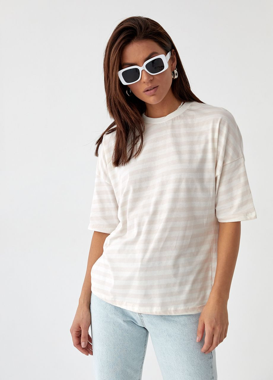 Жіноча смугаста футболка Enjoy - (260197815)