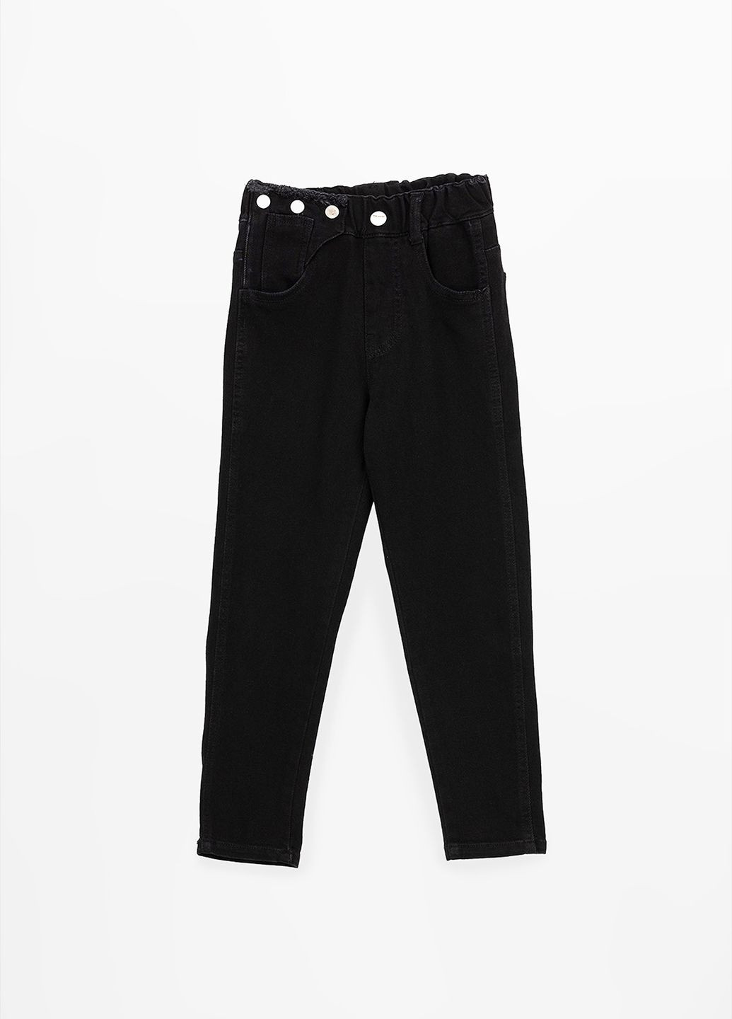 Черные демисезонные джинсы Yekipeer