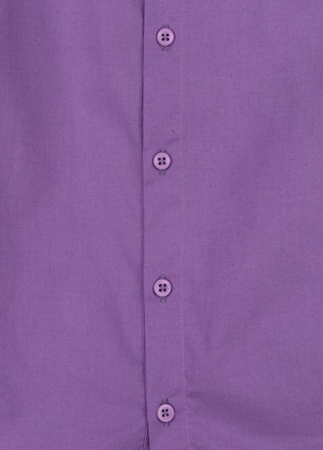 Фиолетовая повседневный рубашка однотонная No Brand