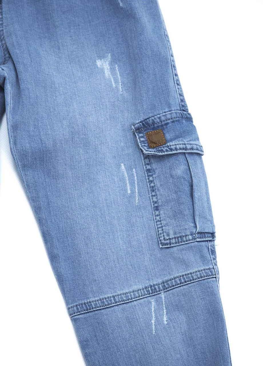 Джогери джинсові для хлопчиків блакитні Altun джоггеры (260172336)