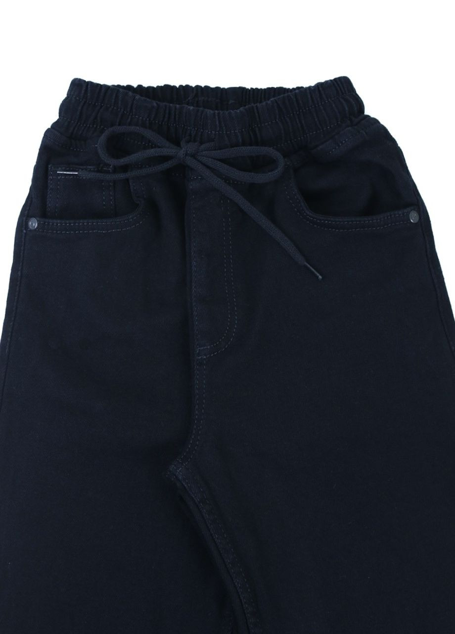 Черные демисезонные джоггеры джинсы для мальчика черные джоггеры на резинке Altun