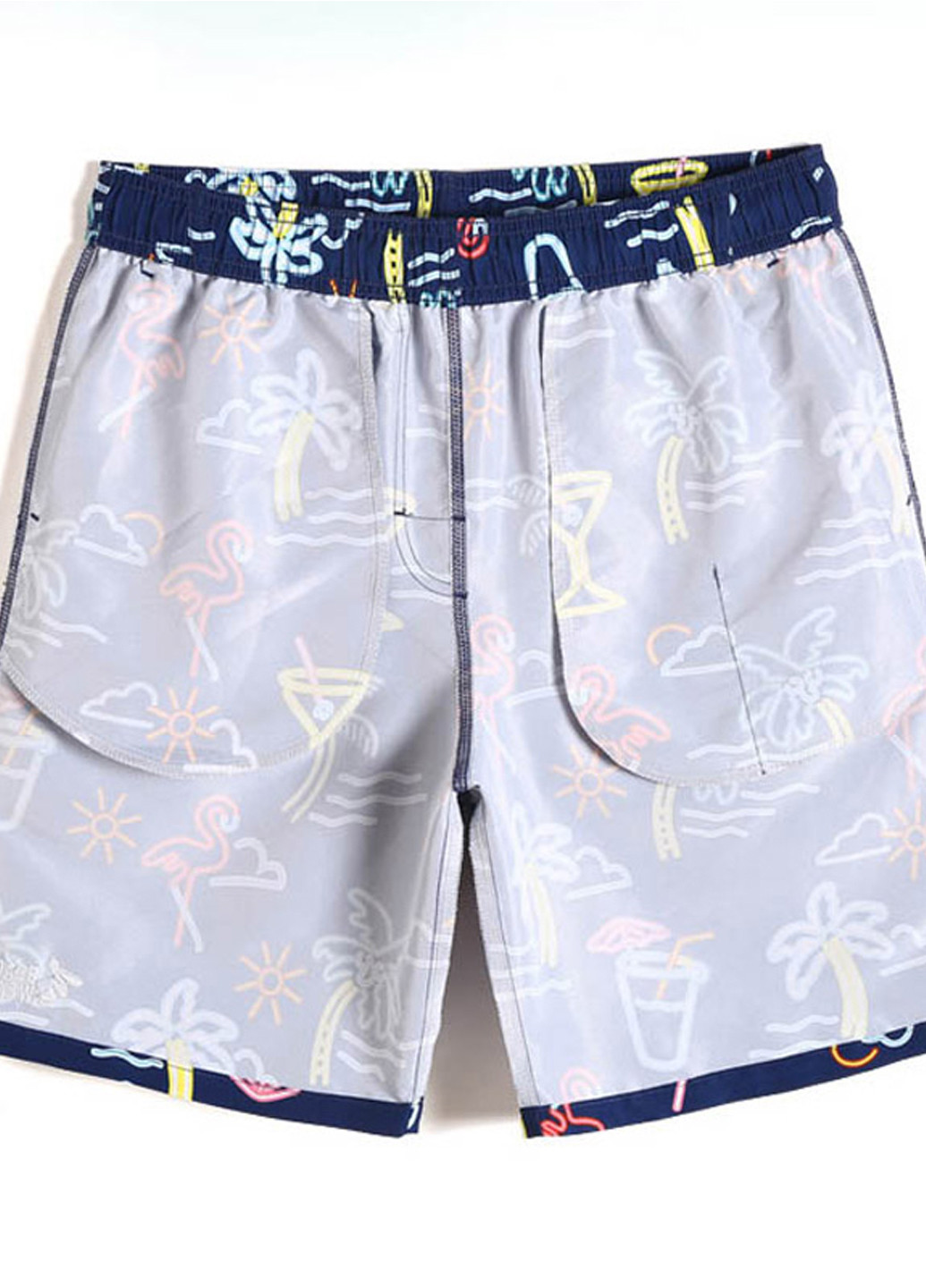 Синие мужские пляжные шорты Gailang (260166831)