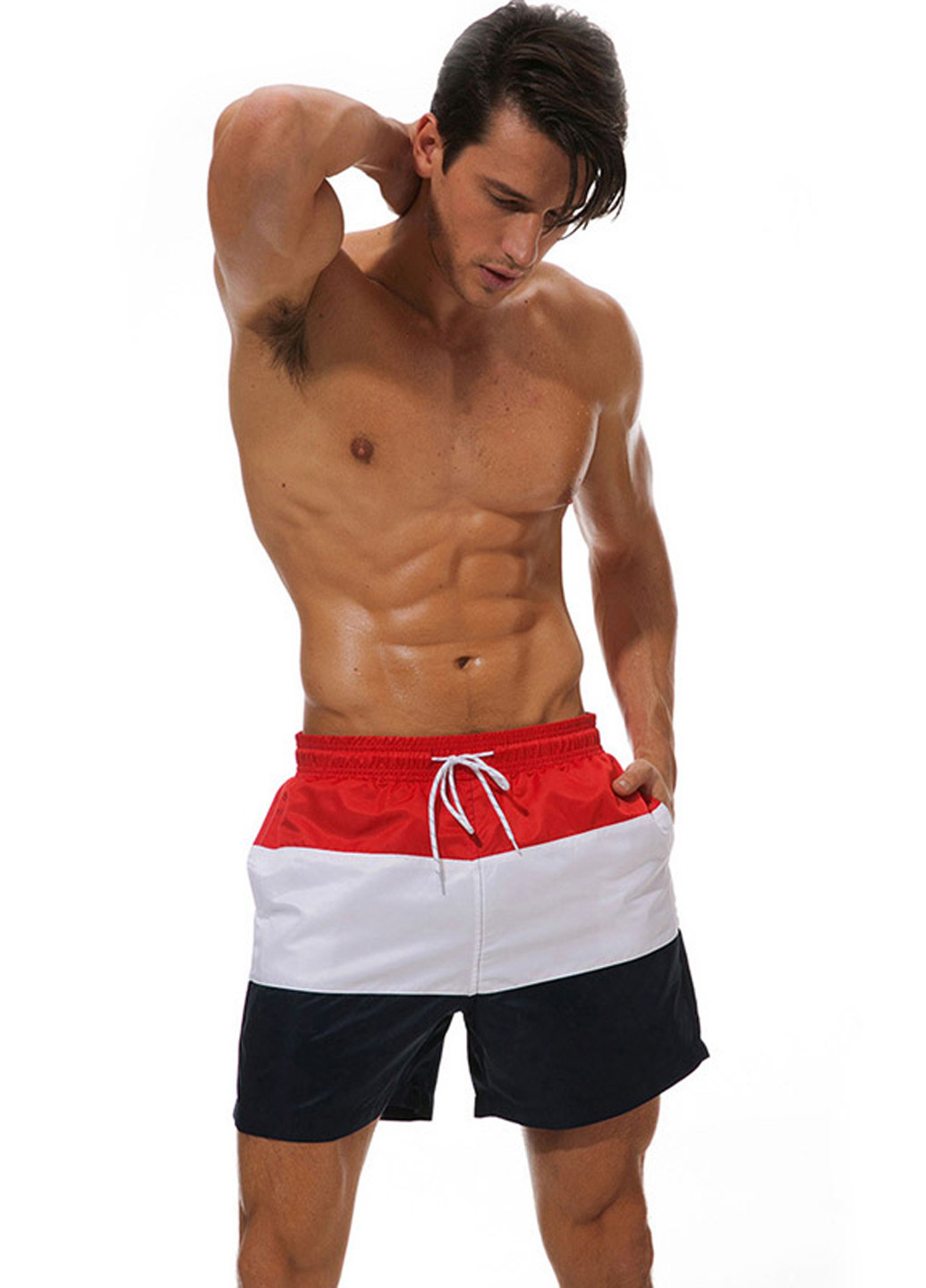 Мужские пляжные шорты с сеткой подкладкой Escatch (260167189)