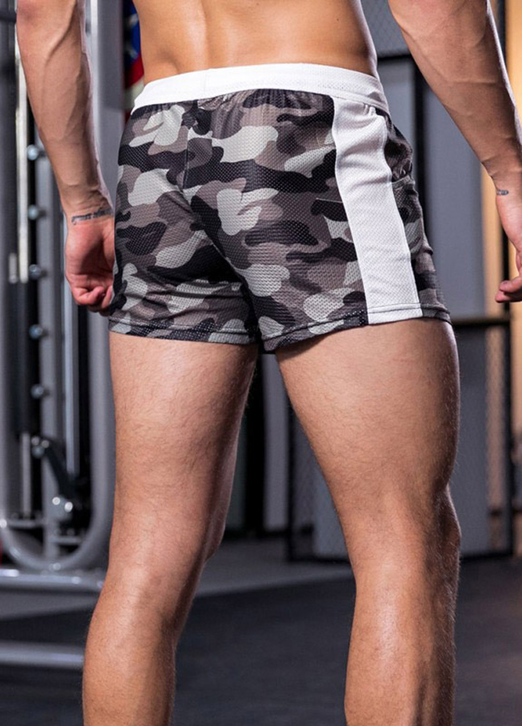 Сірі чоловічі пляжні шорти SuperBody (260167115)