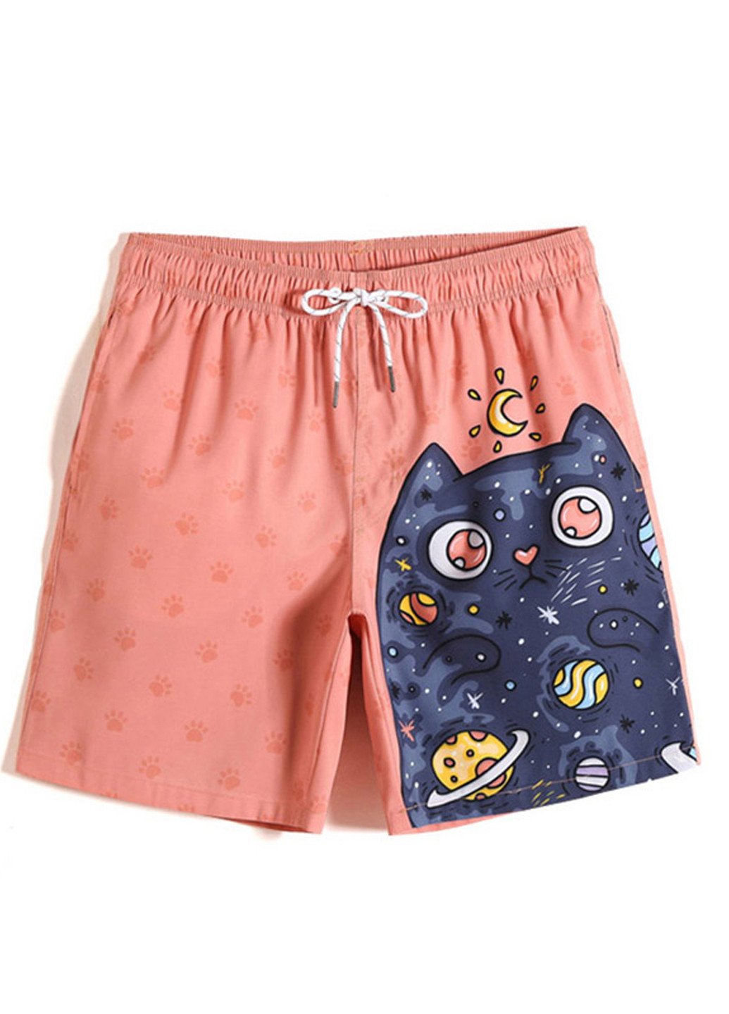 Розовые мужские пляжные шорты с сеткой подкладкой Gailang (260167161)