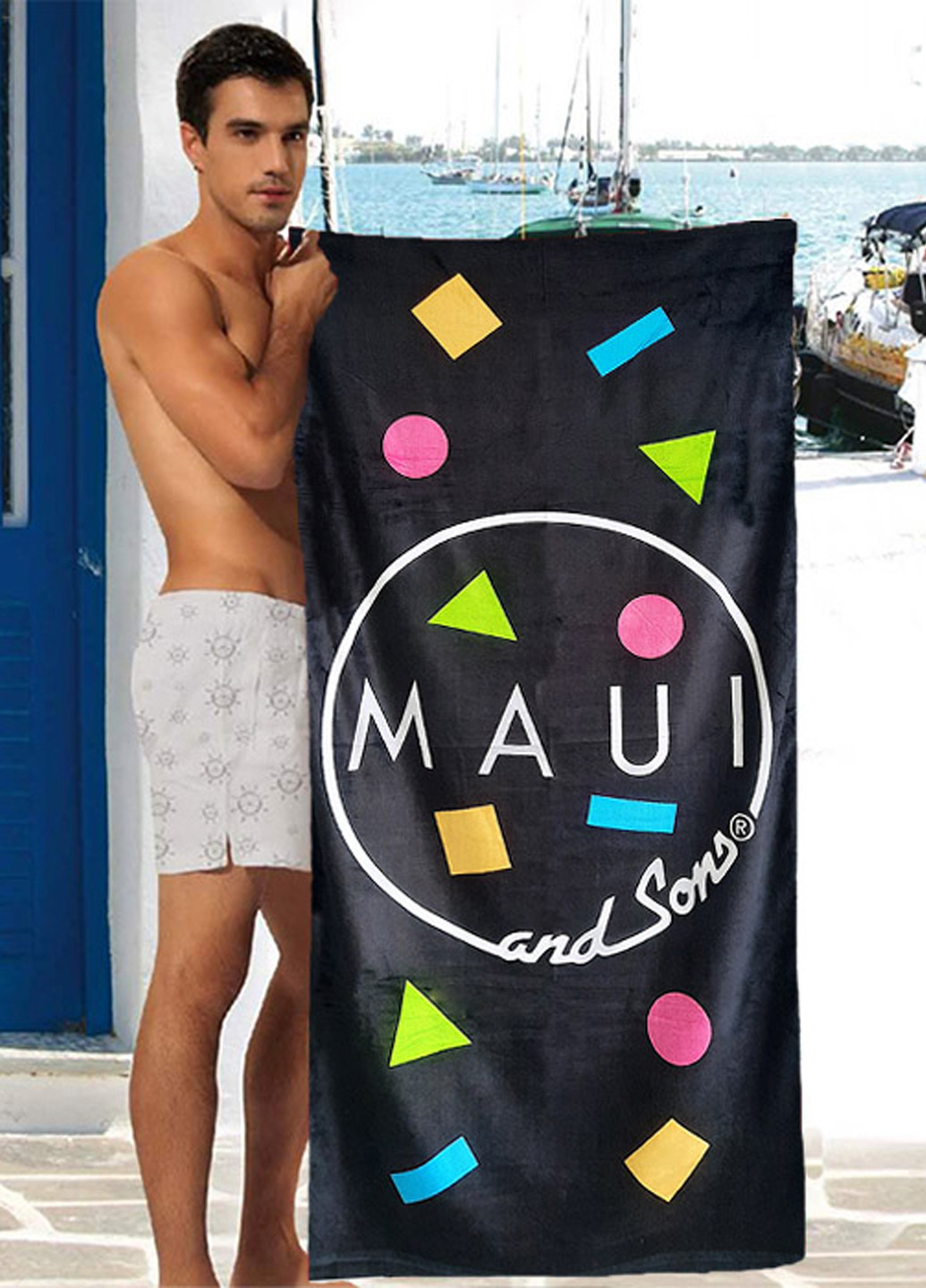 Пляжное полотенце с логотипом Shamrock (260166754)