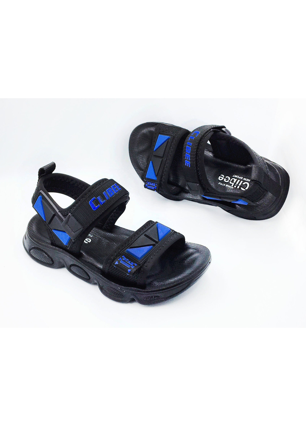Черные повседневные сандалии Clibee на липучке