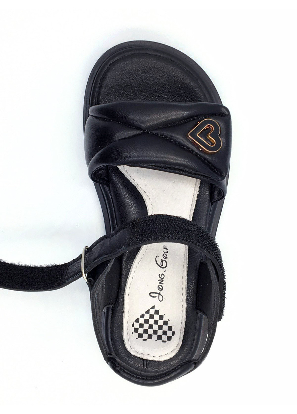 Черные повседневные сандалии Jong Golf на липучке
