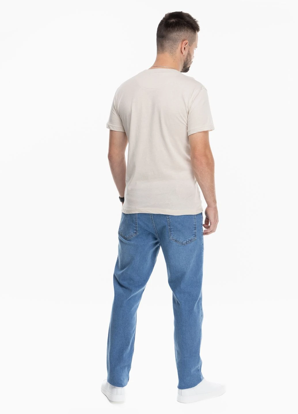 Голубые демисезонные джинсы regular fit Figo