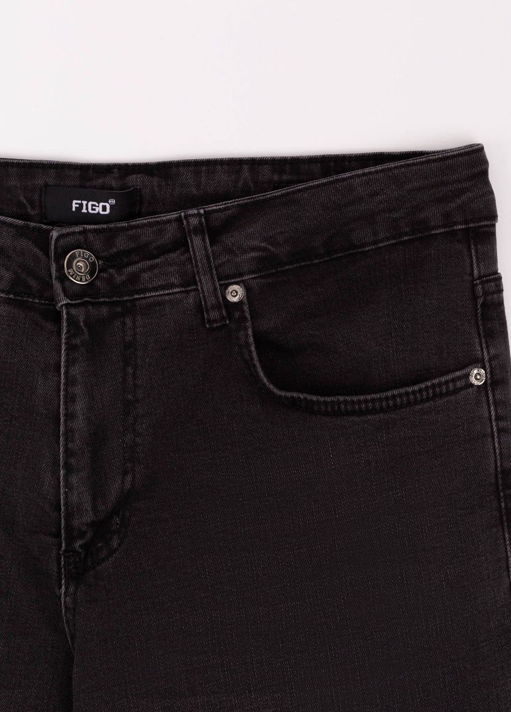 Серые демисезонные джинсы regular fit Figo