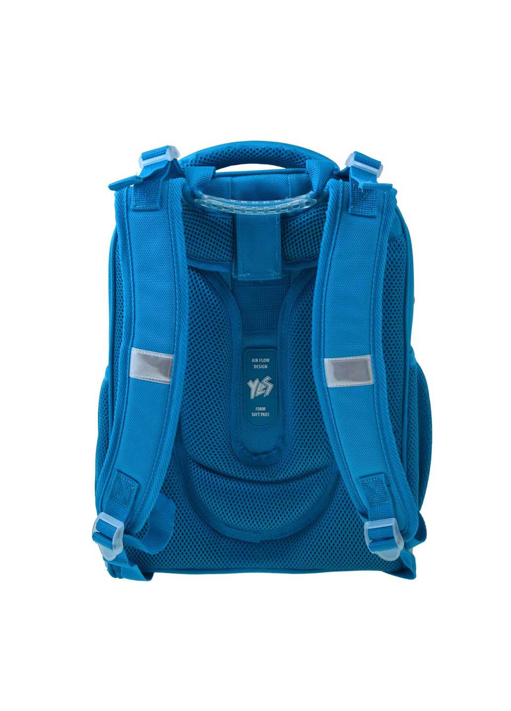 Рюкзак шкільний каркасний H-12-1 Hearts turquoise Yes (260164005)