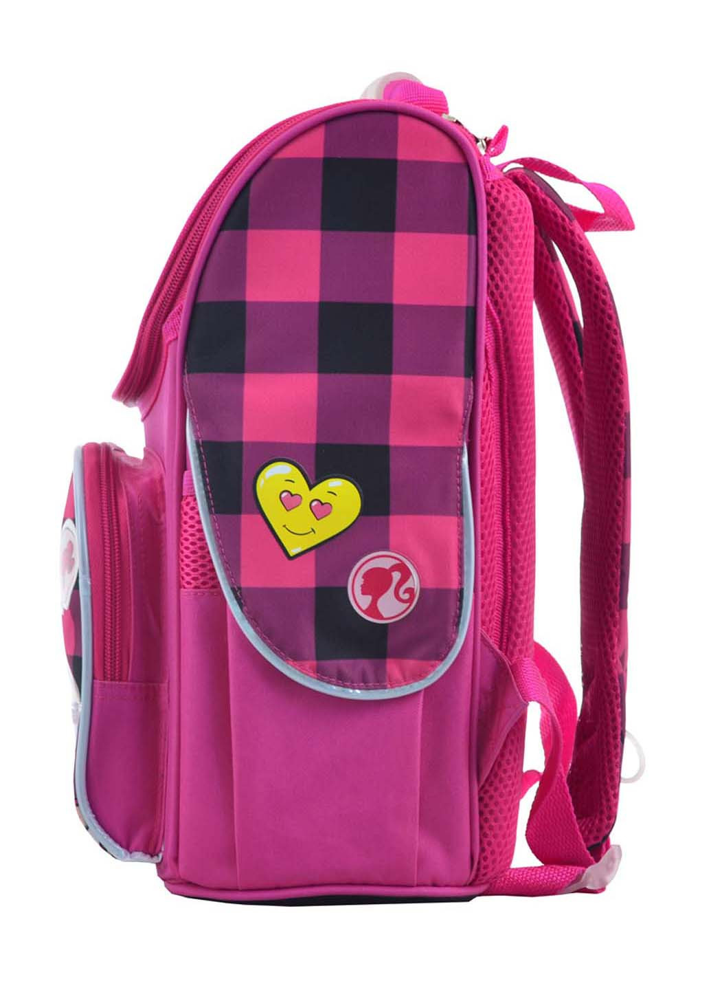 Шкільний рюкзак каркасний H-11 Barbie red 1 Вересня (260163242)