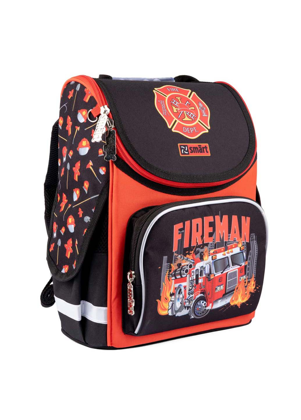 Рюкзак шкільний каркасний PG-11 Fireman Smart (260163847)