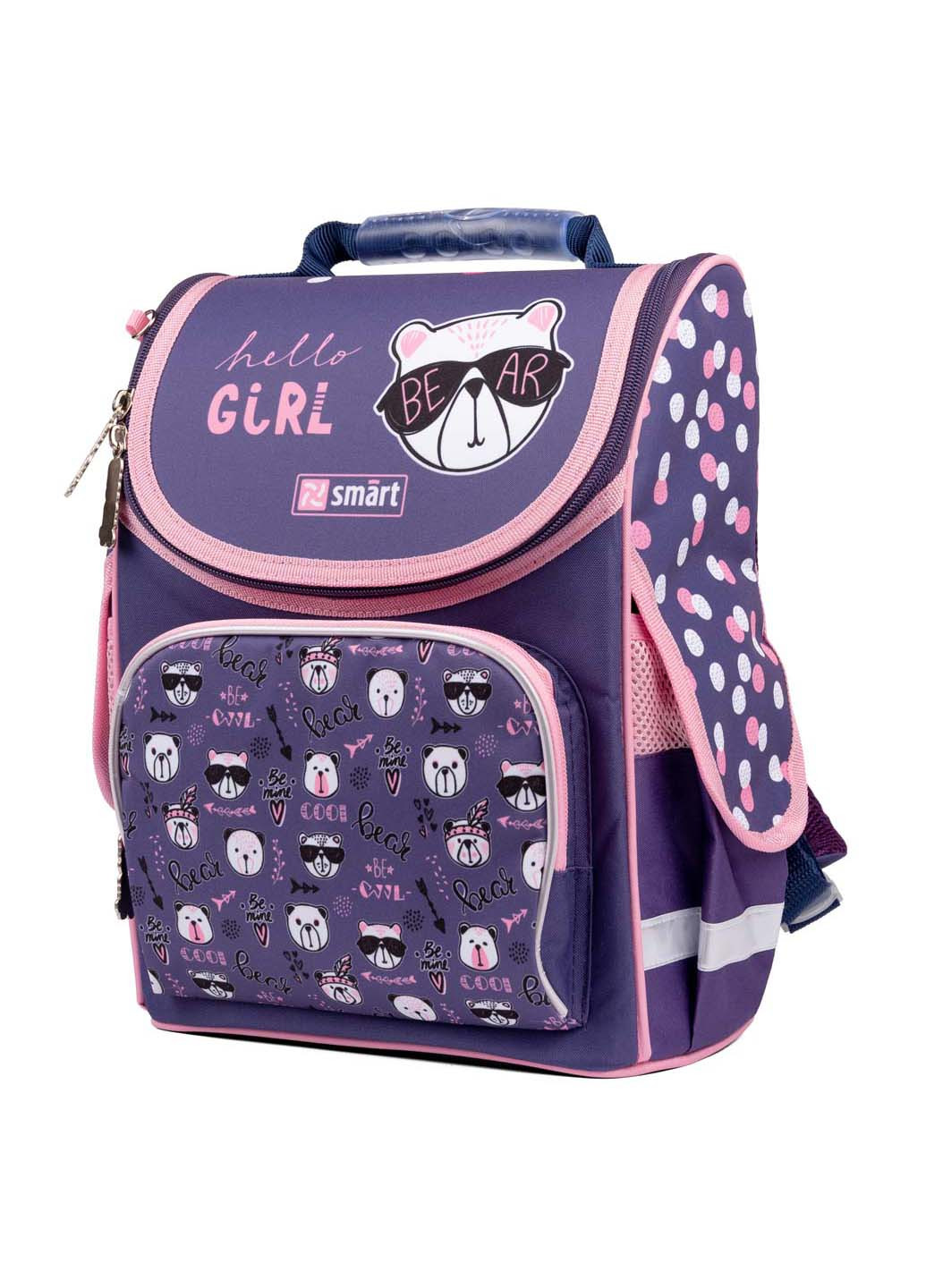 Рюкзак школьный каркасный PG-11 Hello, girl! Smart (260163830)