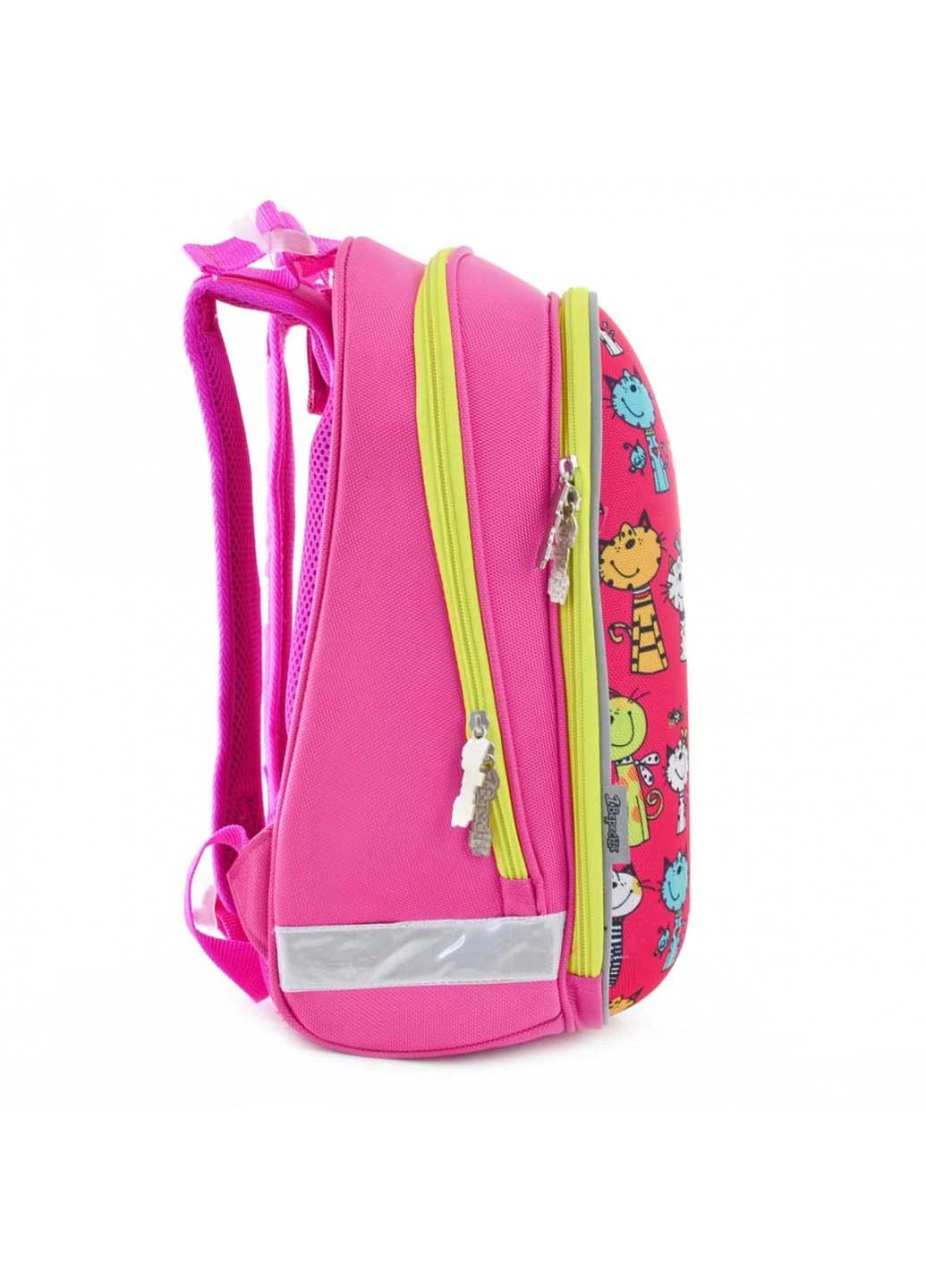 Рюкзак шкільний каркасний H-12 Kotomaniya rose 38x29x15 1 Вересня (260163867)
