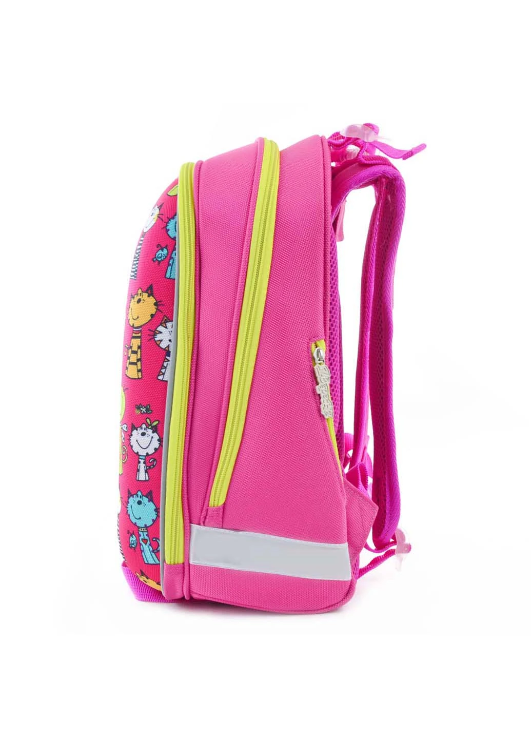 Рюкзак шкільний каркасний H-12 Kotomaniya rose 38x29x15 1 Вересня (260163867)