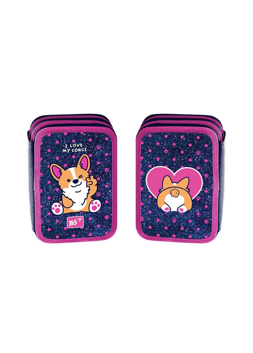 Пенал твердый двойной HP-01 Puppy Yes (260164109)