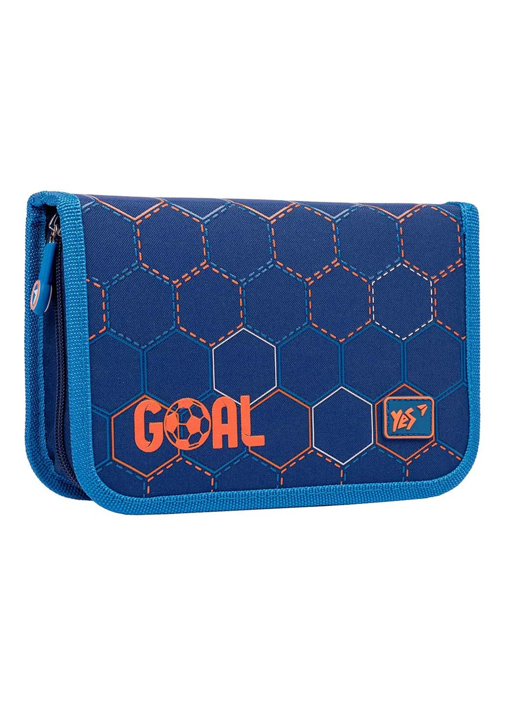 Пенал твердый одинарный с двумя клапанами HP-04 Goal Yes (260164022)