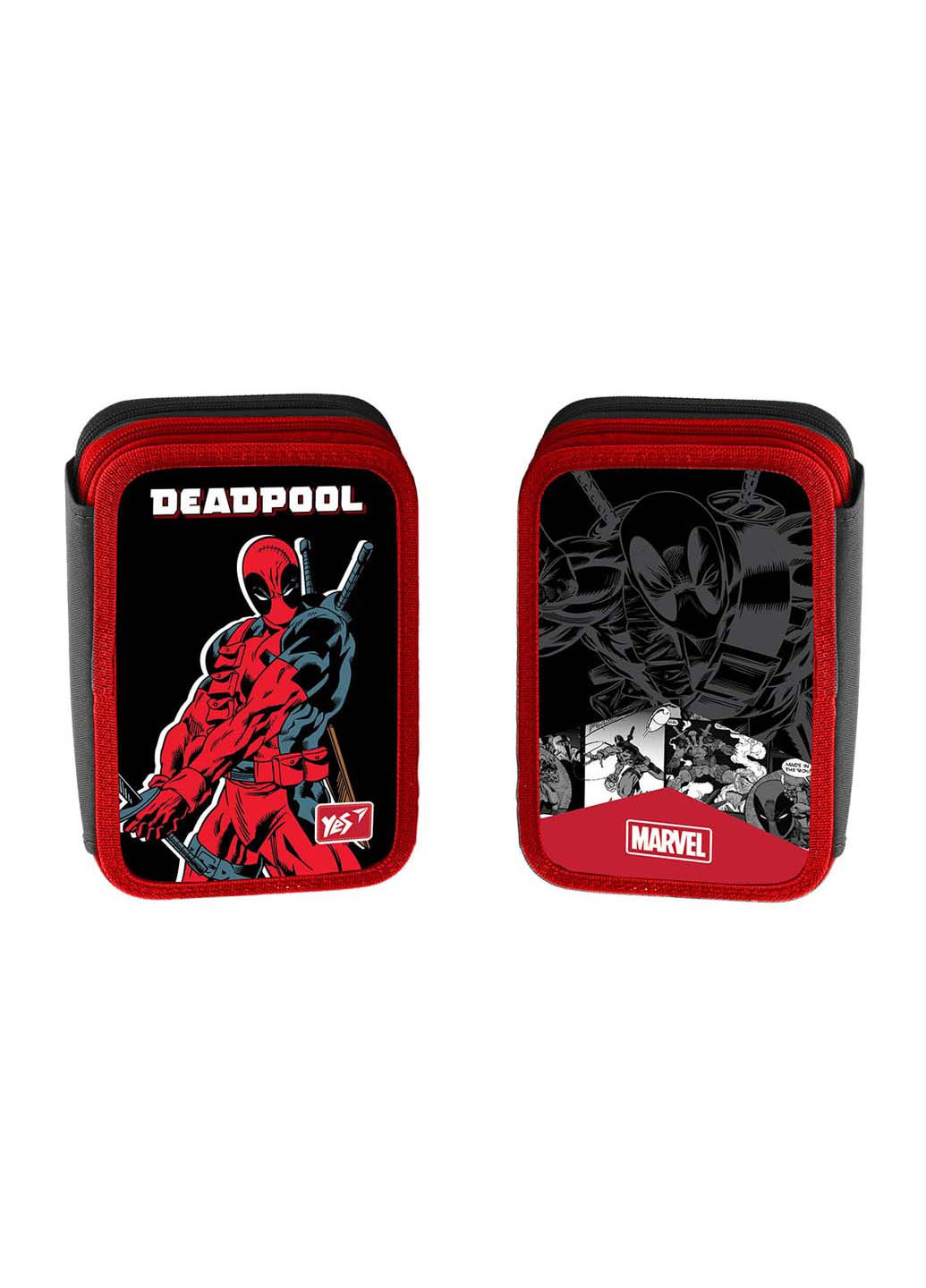 Пенал твердый двойной HP-01 Marvel Deadpool Yes (260163314)