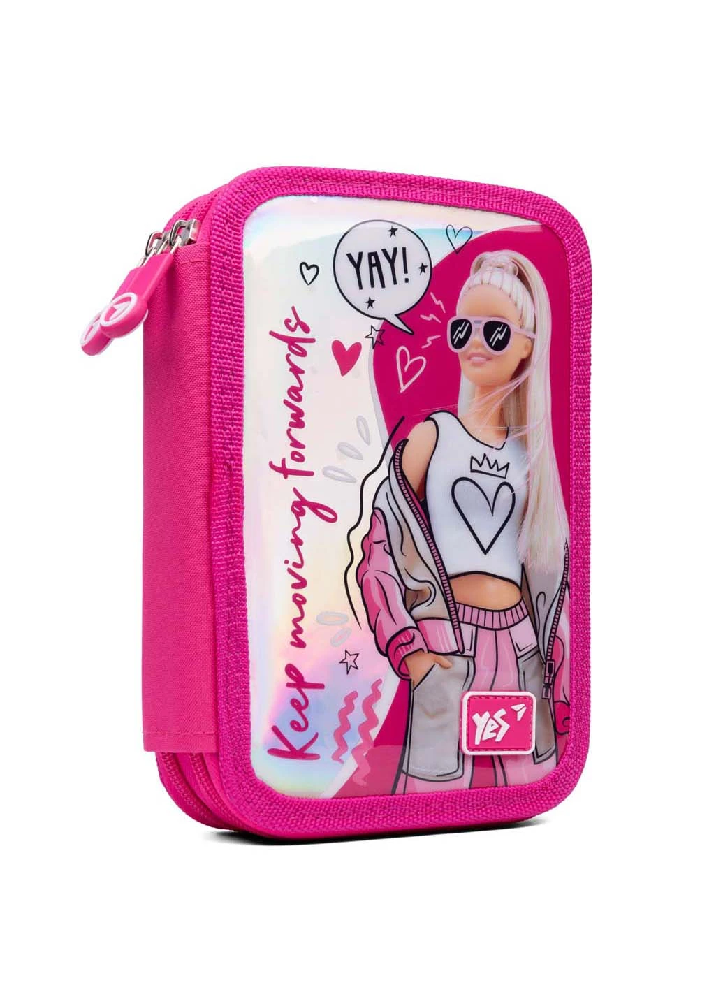 Пенал твердый двойной HP-01 Barbie Yes (260163995)